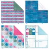 KaiserCraft set of 4 Themed Papers Double Sided - A La Carte